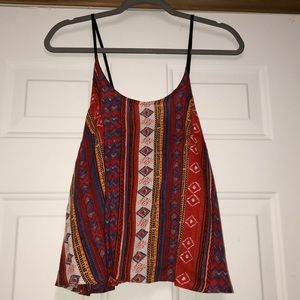 Cute fun print crop top